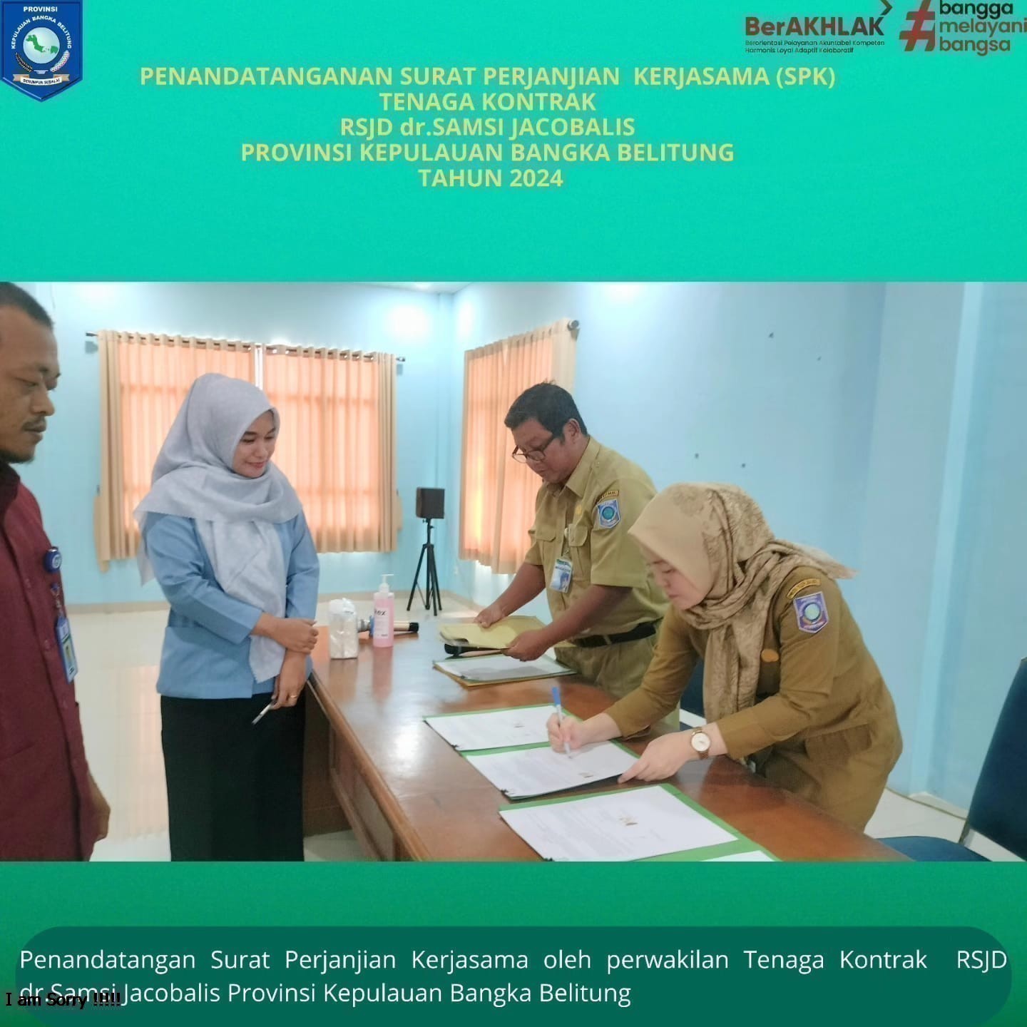 PENANDATANGANAN SURAT PERJANIAN KERJASMA (SPK)