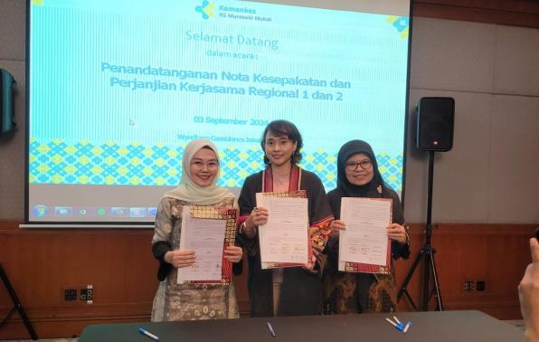 PENANDATANGANAN (PKS) PERJANJIAN KERJASAMA REGIONAL 1 DAN 2  JEJARING PENGAMPUAN KESEHATAN JIWA