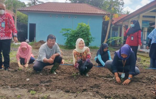 DIREKTUR RSJD dr. SAMSI JACOBALIS TERIMA BIBIT CABE DARI KADIS PERTANIAN DAN PANGAN PROVINSI KEPULAUAN BANGKA BELITUNG