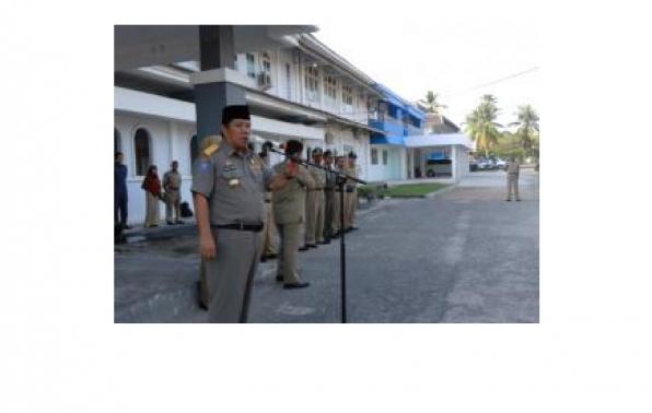 APEL PAGI RUMAH SAKIT JIWA DAERAH DI PIMPIN WAKIL GUBERNUR BANGKA BELITUNG 